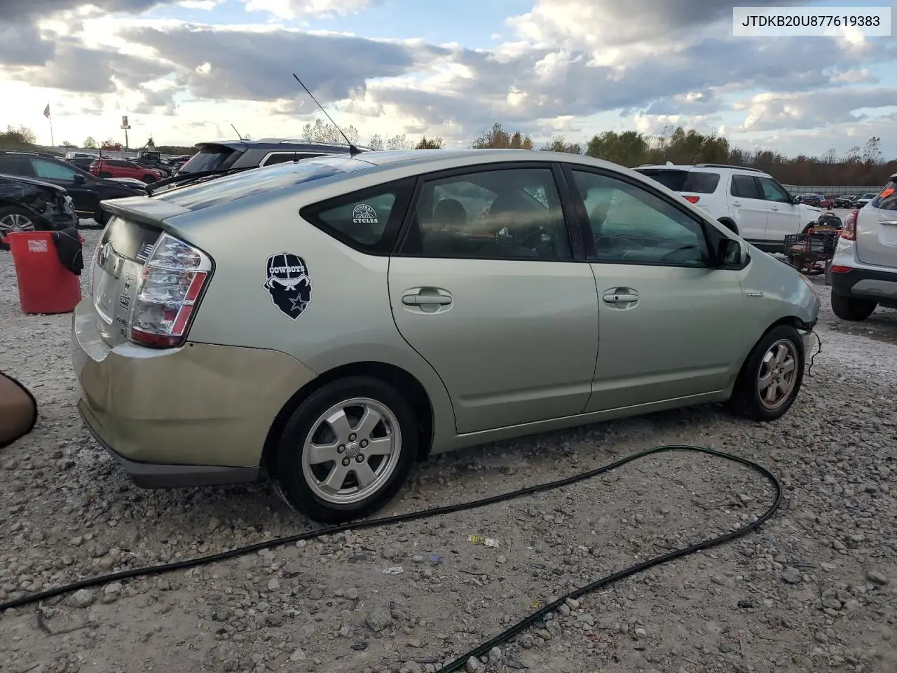 JTDKB20U877619383 2007 Toyota Prius