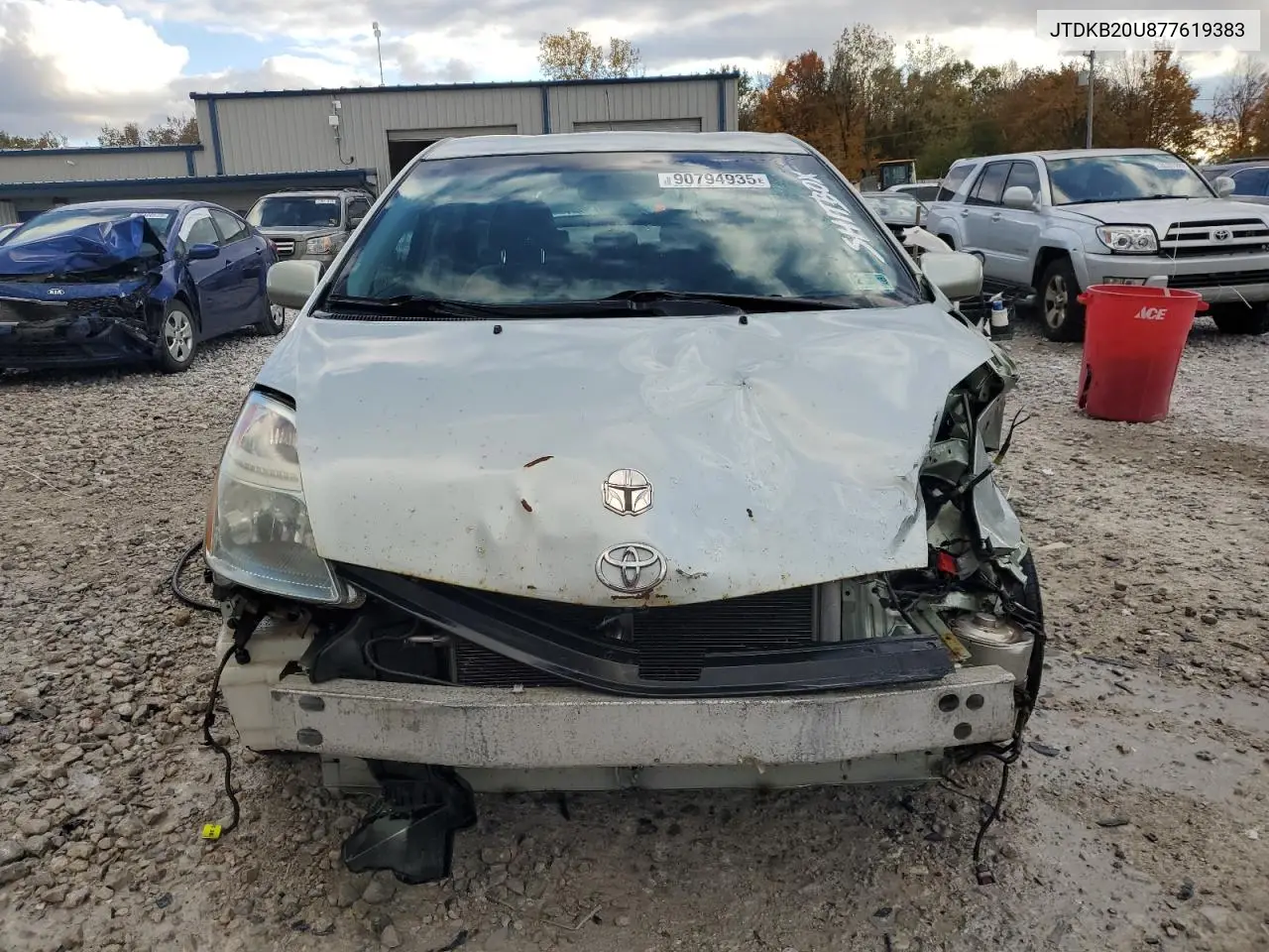 JTDKB20U877619383 2007 Toyota Prius