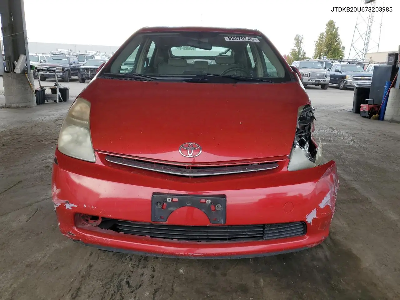 JTDKB20U673203985 2007 Toyota Prius