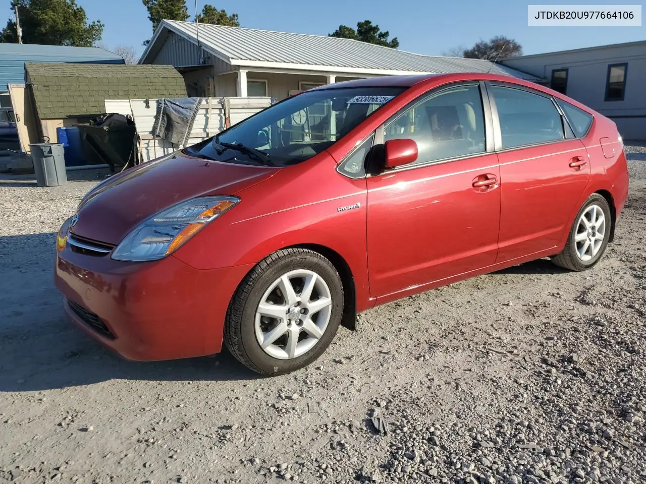 JTDKB20U977664106 2007 Toyota Prius