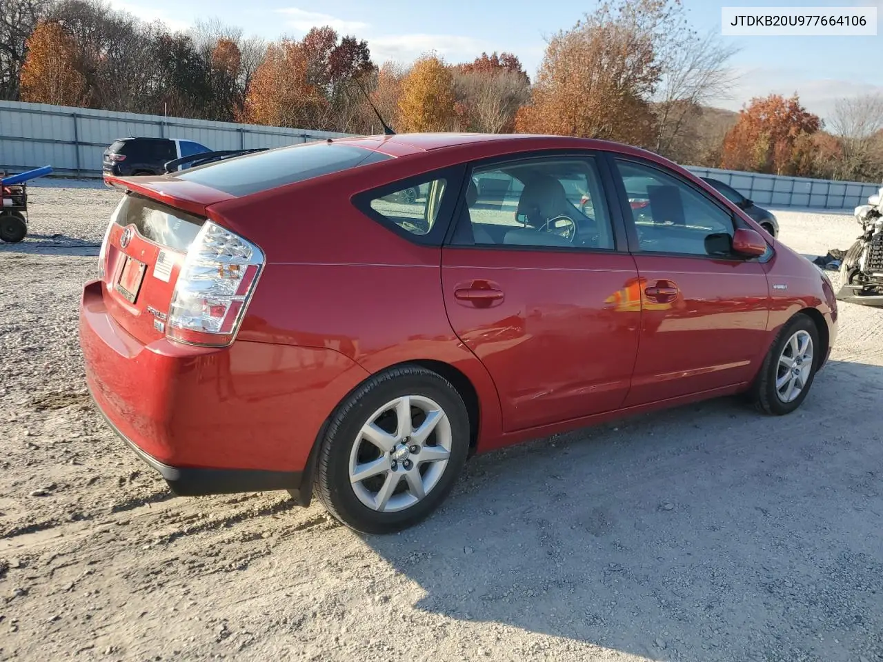 JTDKB20U977664106 2007 Toyota Prius