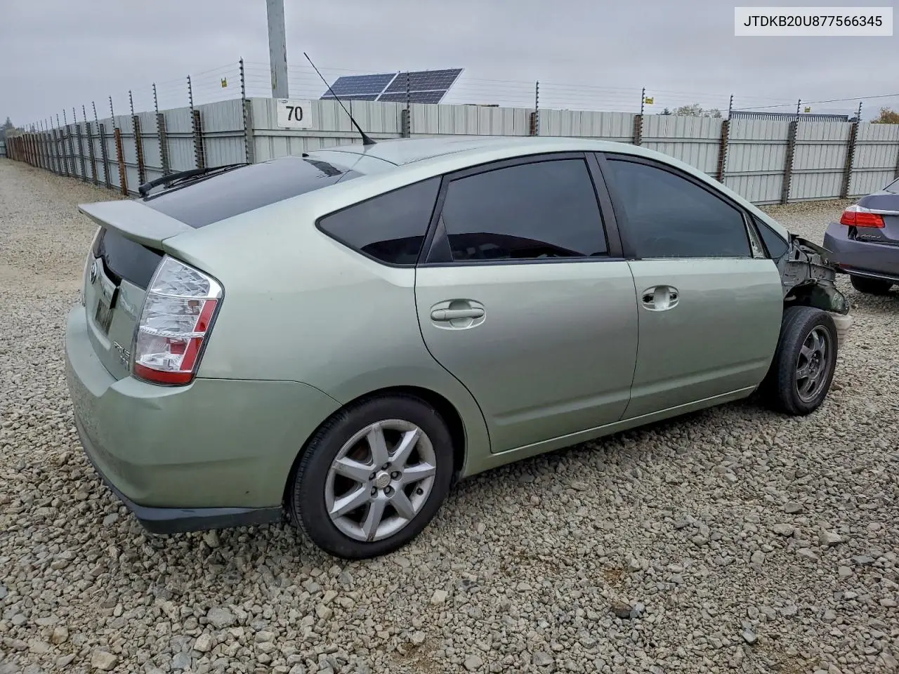 JTDKB20U877566345 2007 Toyota Prius