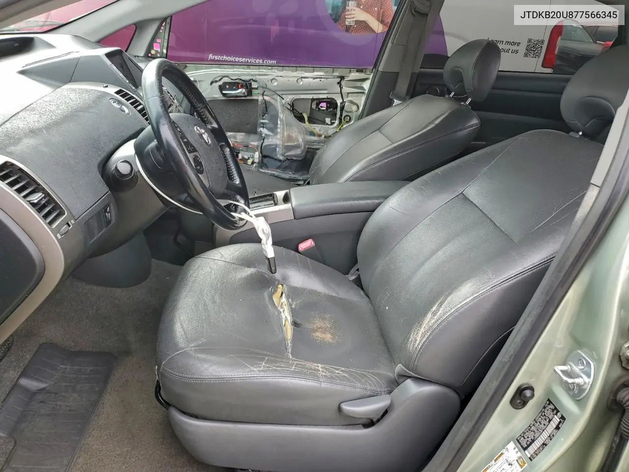 JTDKB20U877566345 2007 Toyota Prius