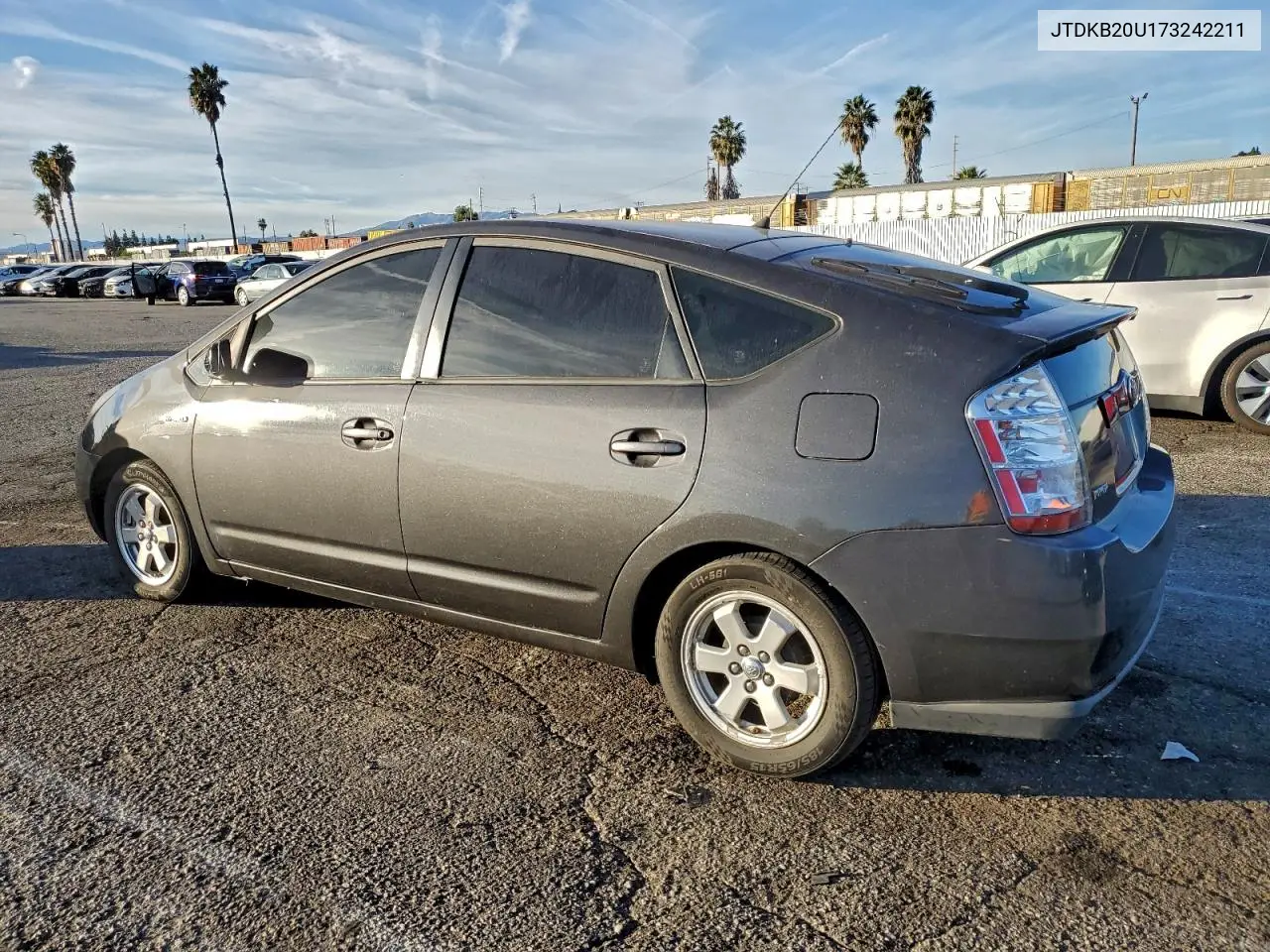 JTDKB20U173242211 2007 Toyota Prius