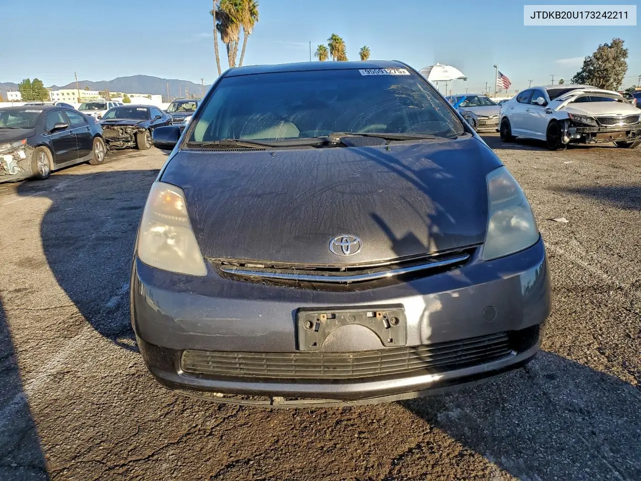 JTDKB20U173242211 2007 Toyota Prius