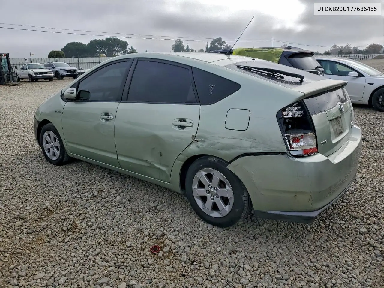 JTDKB20U177686455 2007 Toyota Prius