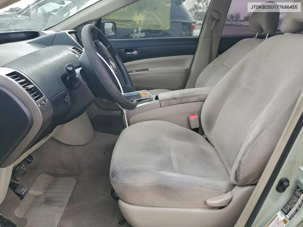 JTDKB20U177686455 2007 Toyota Prius