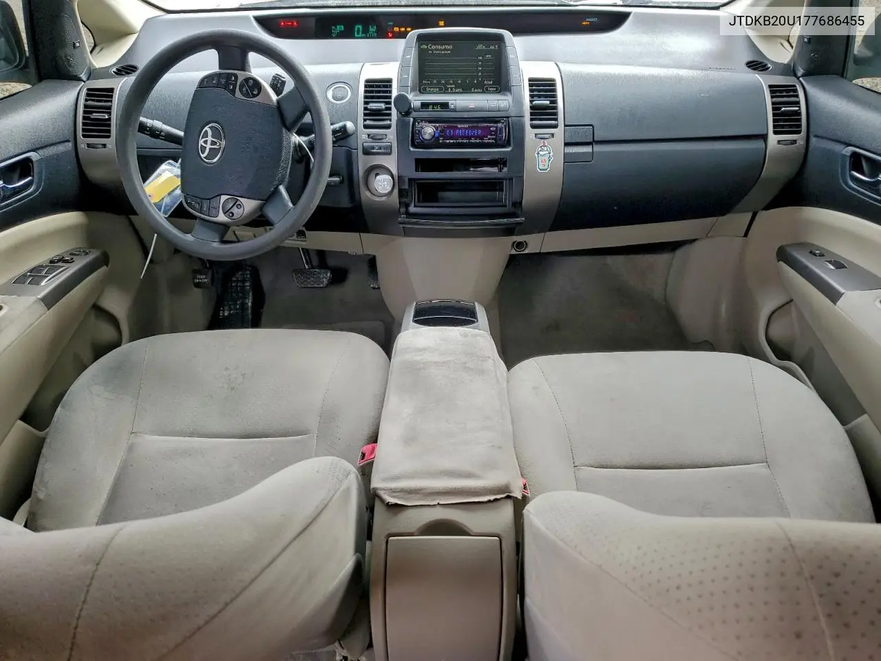 JTDKB20U177686455 2007 Toyota Prius