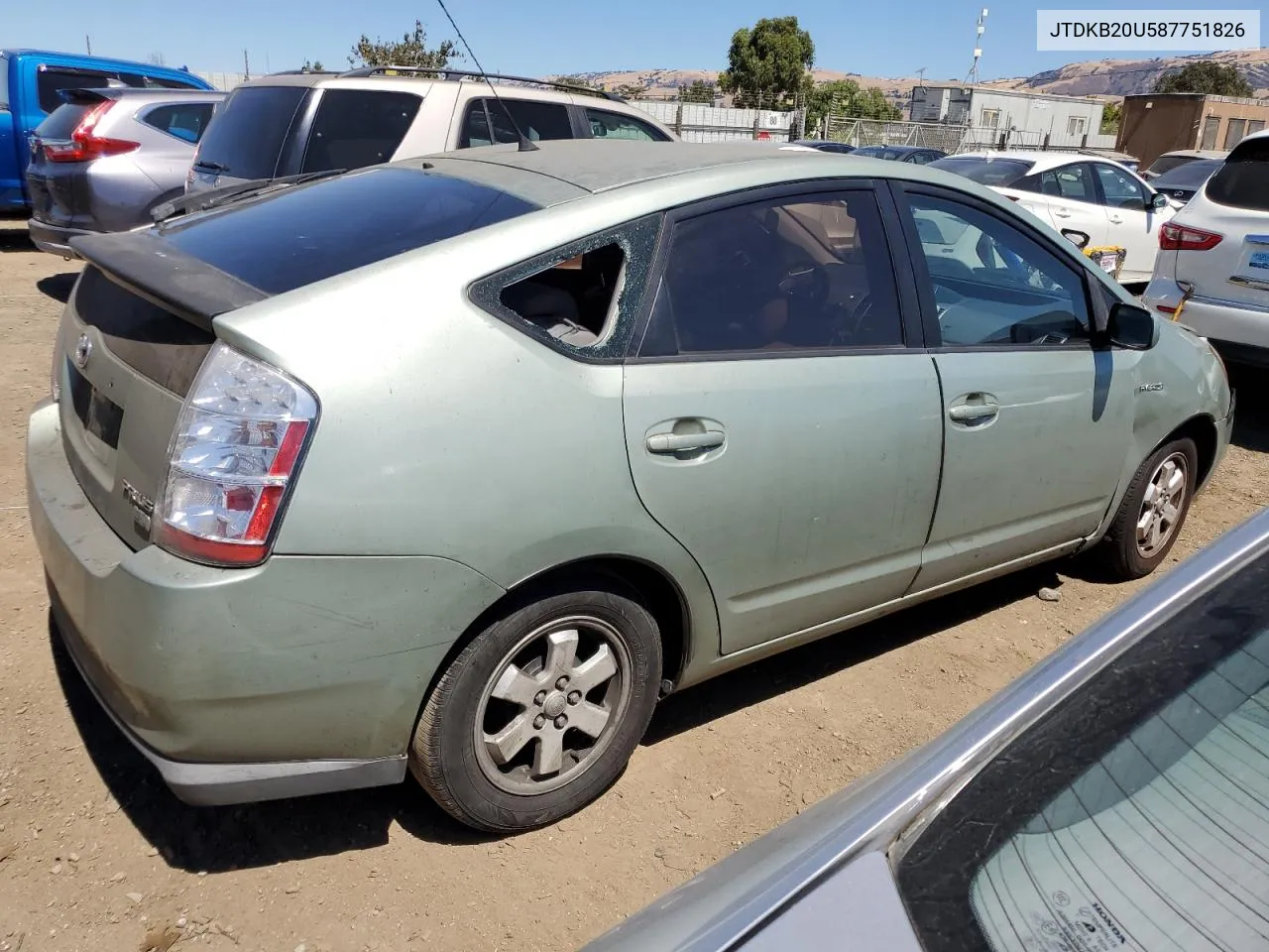 JTDKB20U587751826 2008 Toyota Prius