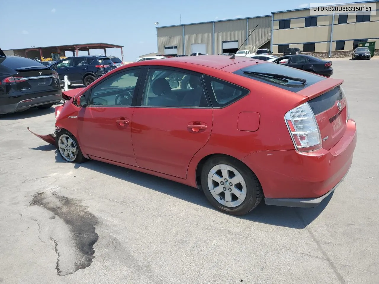 2008 Toyota Prius VIN: JTDKB20U883350181 Lot: 68928374