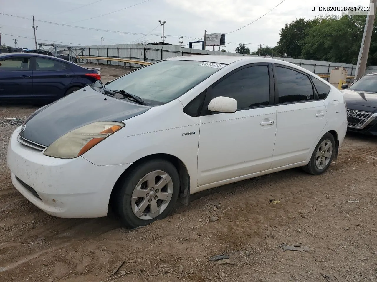 JTDKB20U287817202 2008 Toyota Prius