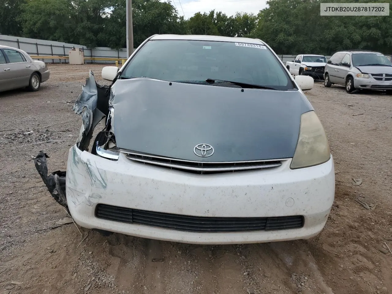 JTDKB20U287817202 2008 Toyota Prius