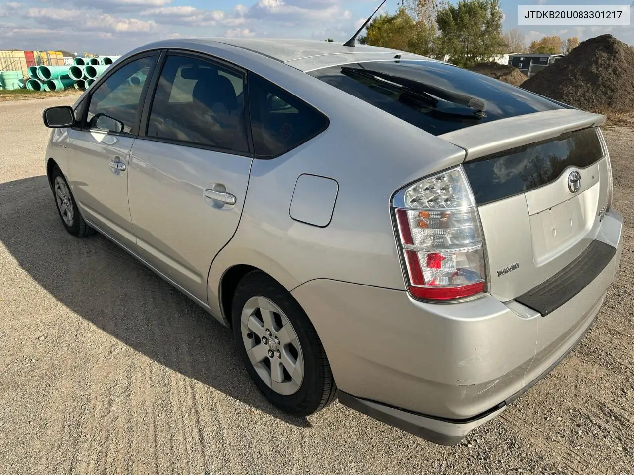 JTDKB20U083301217 2008 Toyota Prius