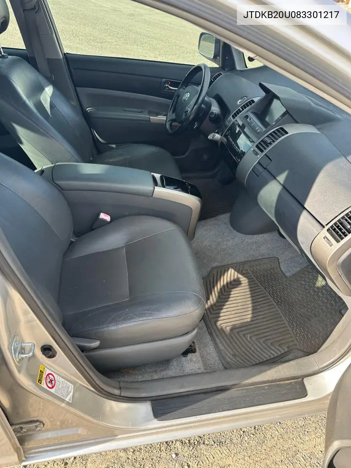 JTDKB20U083301217 2008 Toyota Prius