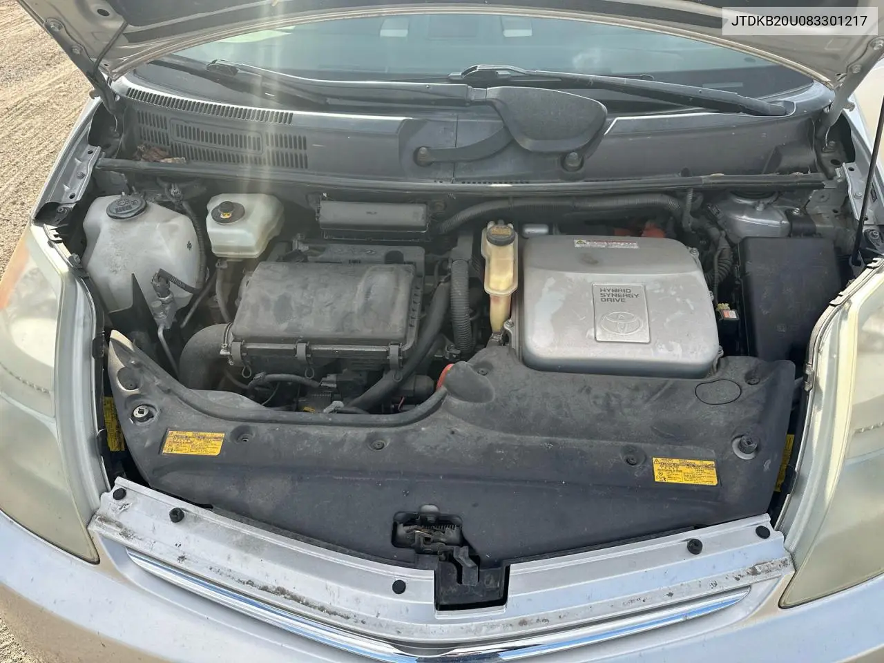 JTDKB20U083301217 2008 Toyota Prius
