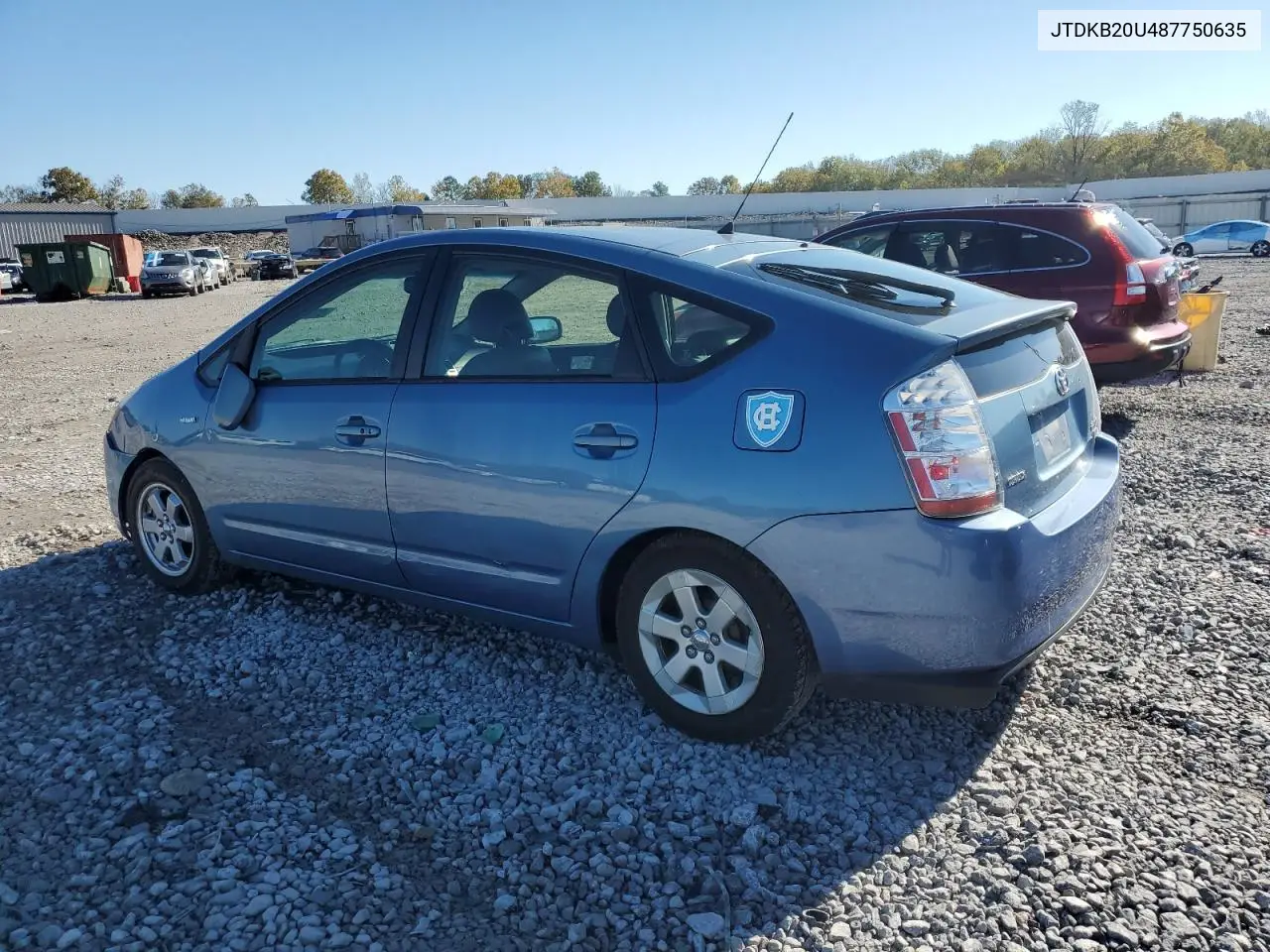 JTDKB20U487750635 2008 Toyota Prius