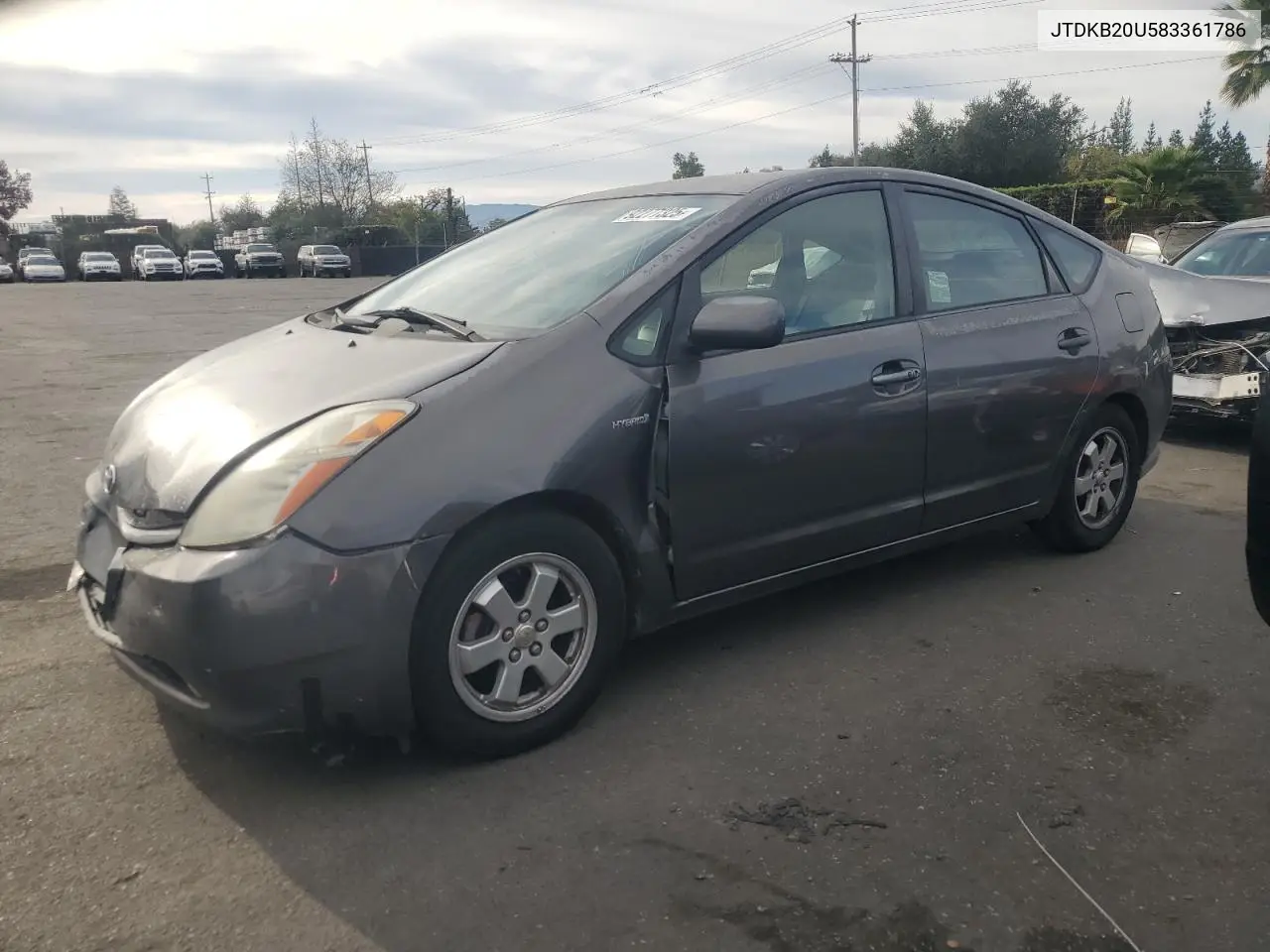 JTDKB20U583361786 2008 Toyota Prius