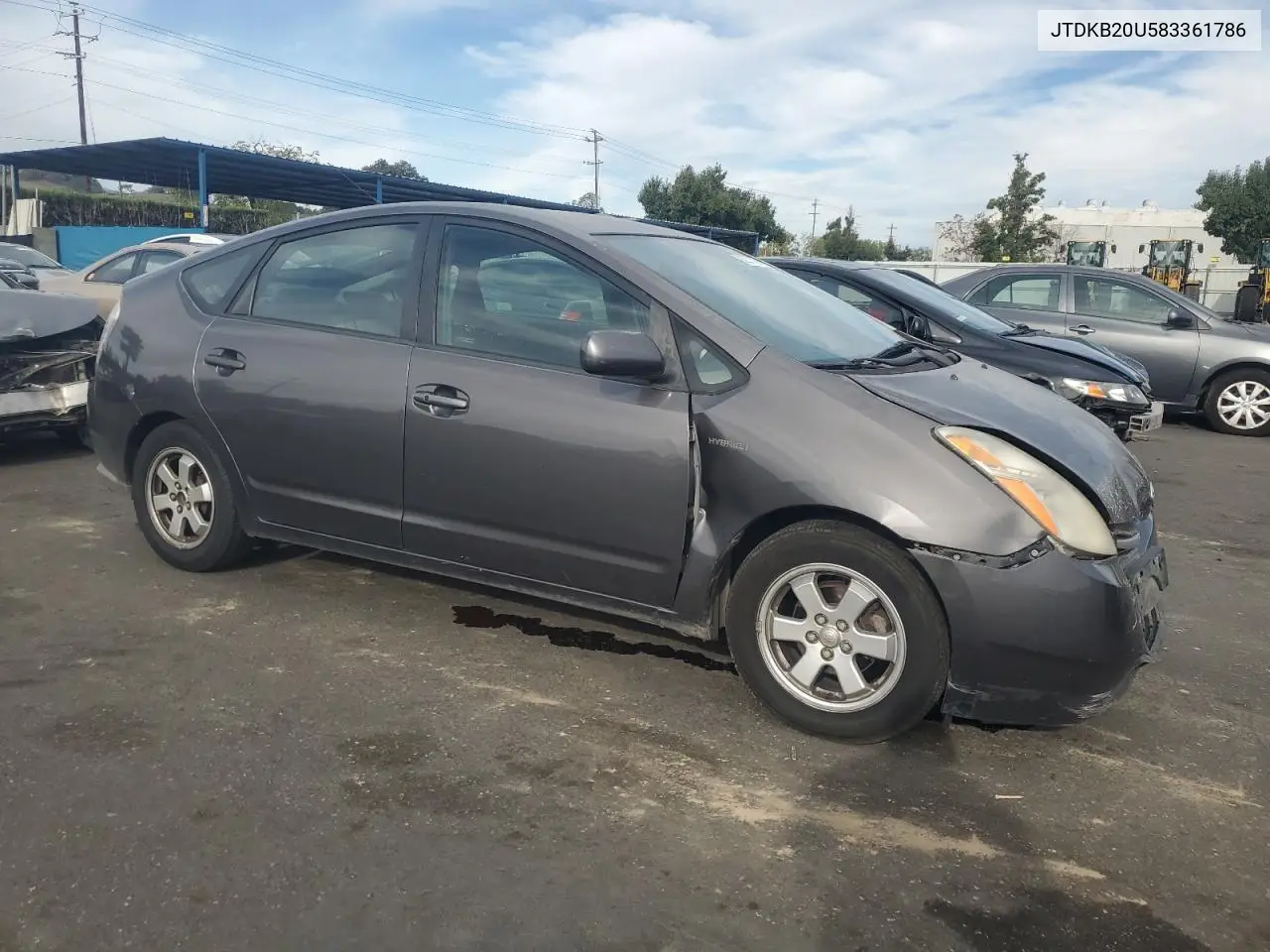 JTDKB20U583361786 2008 Toyota Prius
