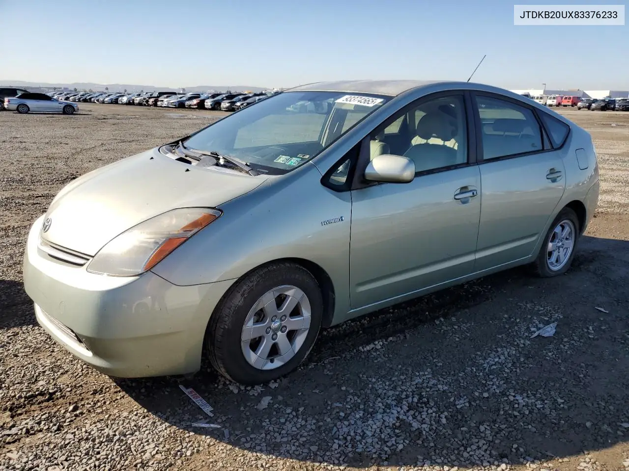 JTDKB20UX83376233 2008 Toyota Prius