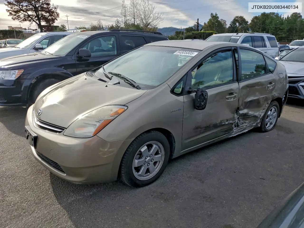 JTDKB20U083440134 2008 Toyota Prius