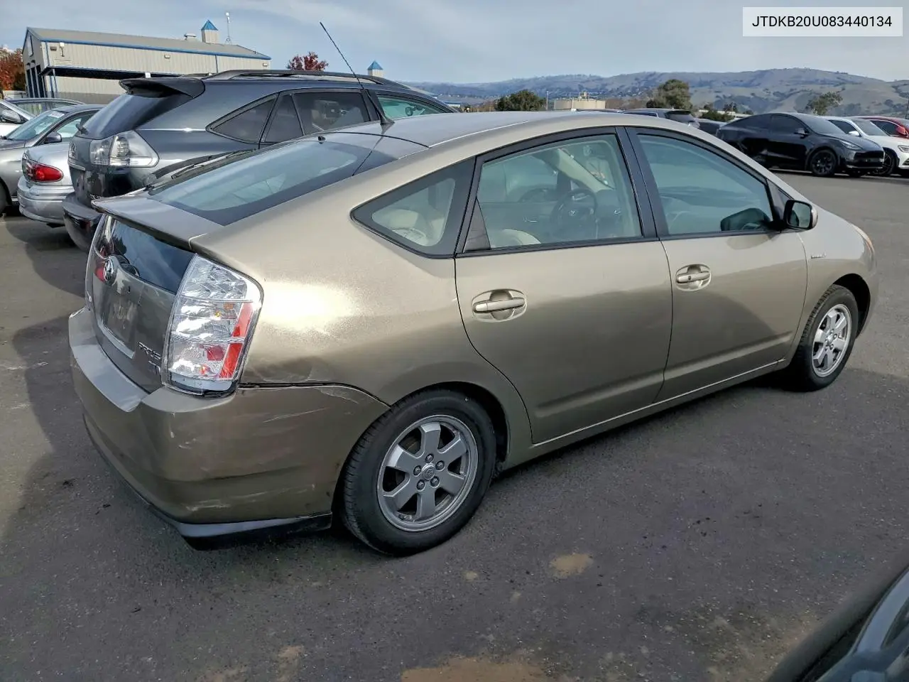 JTDKB20U083440134 2008 Toyota Prius