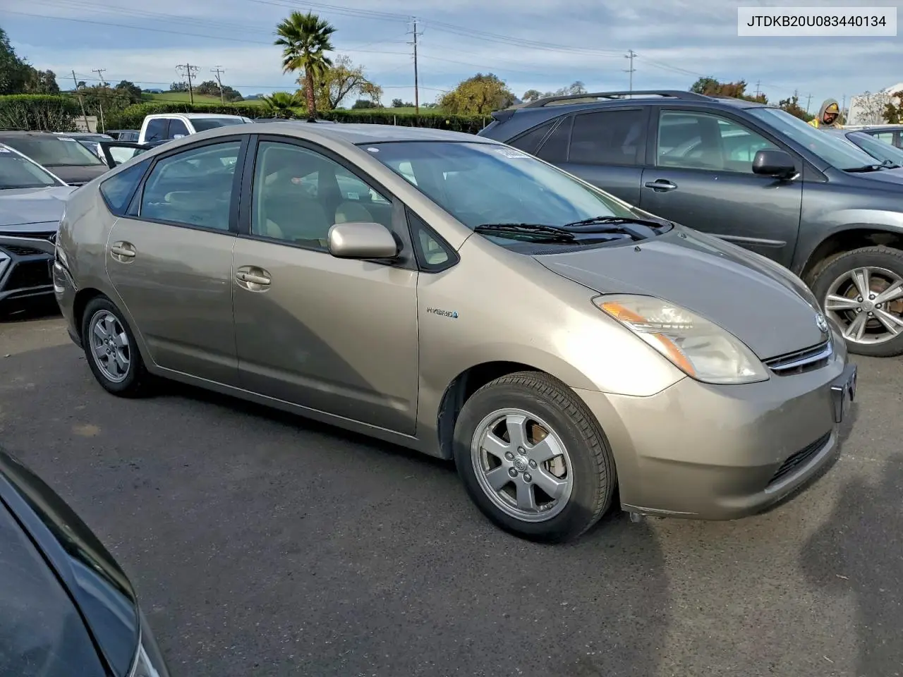 JTDKB20U083440134 2008 Toyota Prius