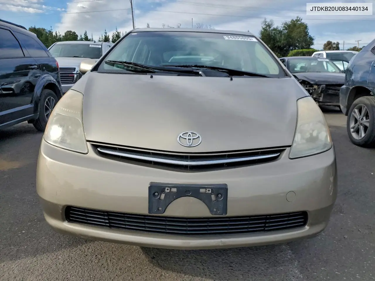 JTDKB20U083440134 2008 Toyota Prius