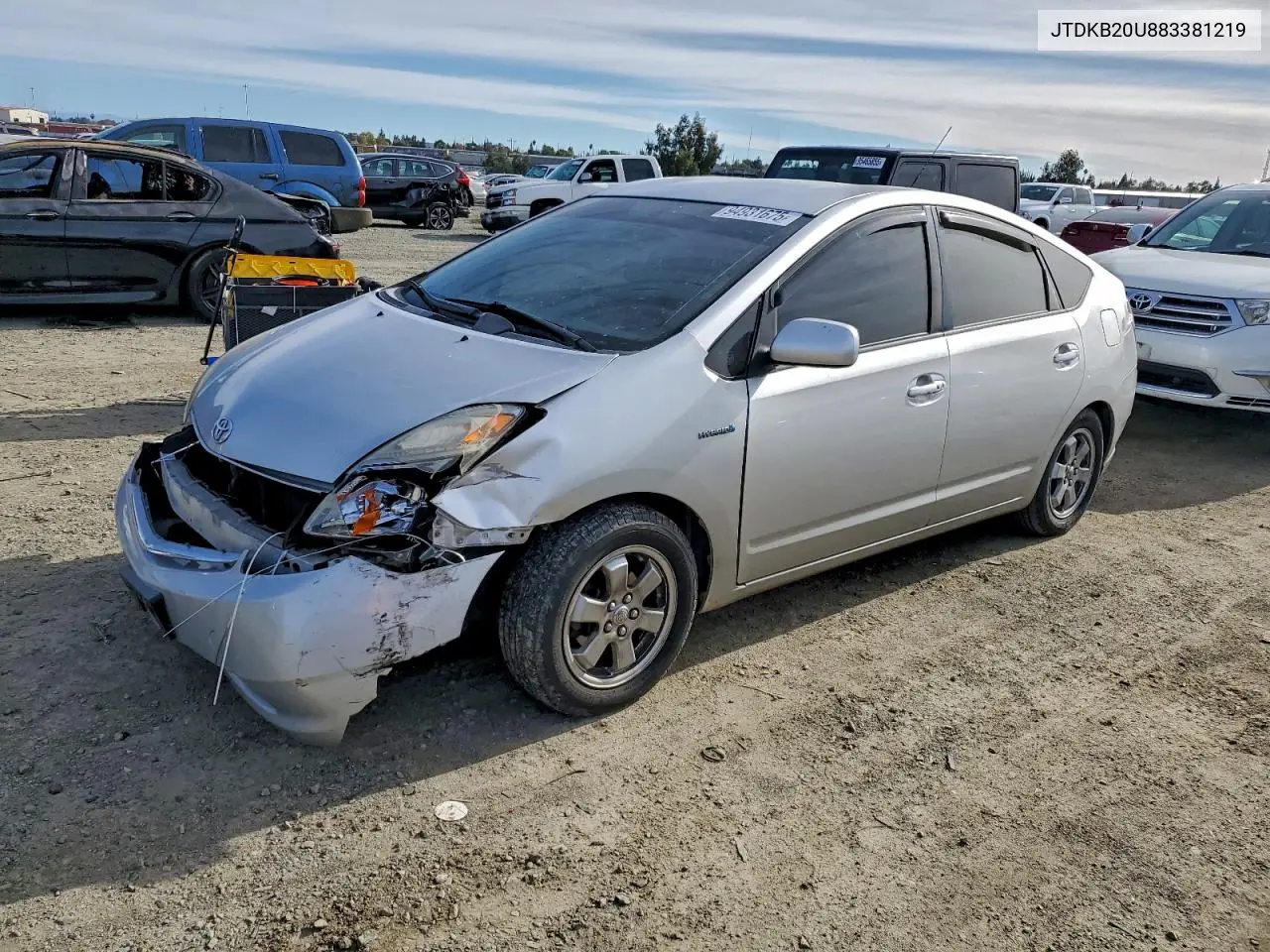 JTDKB20U883381219 2008 Toyota Prius