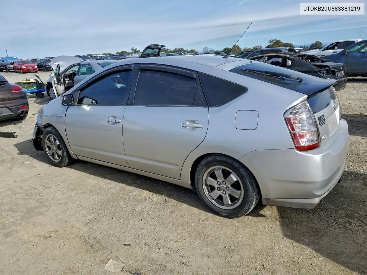 JTDKB20U883381219 2008 Toyota Prius