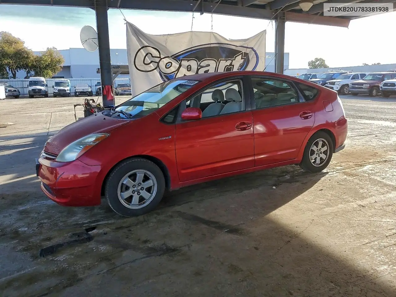 JTDKB20U783381938 2008 Toyota Prius