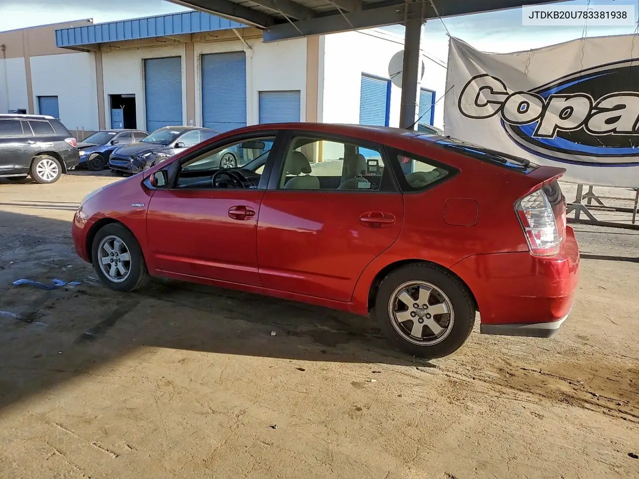 JTDKB20U783381938 2008 Toyota Prius