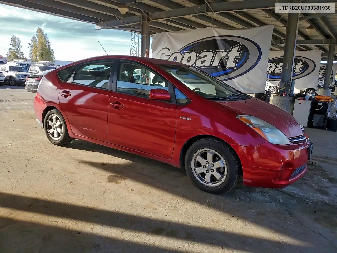 JTDKB20U783381938 2008 Toyota Prius