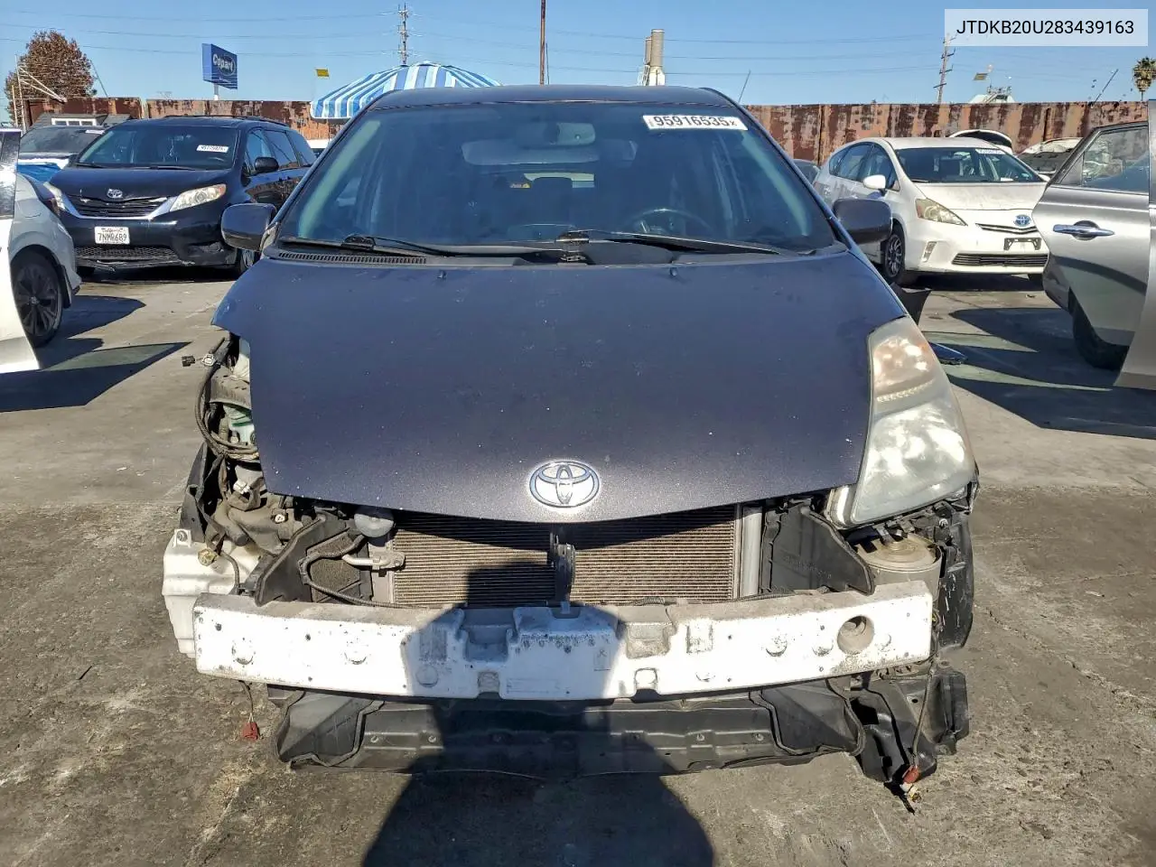 JTDKB20U283439163 2008 Toyota Prius