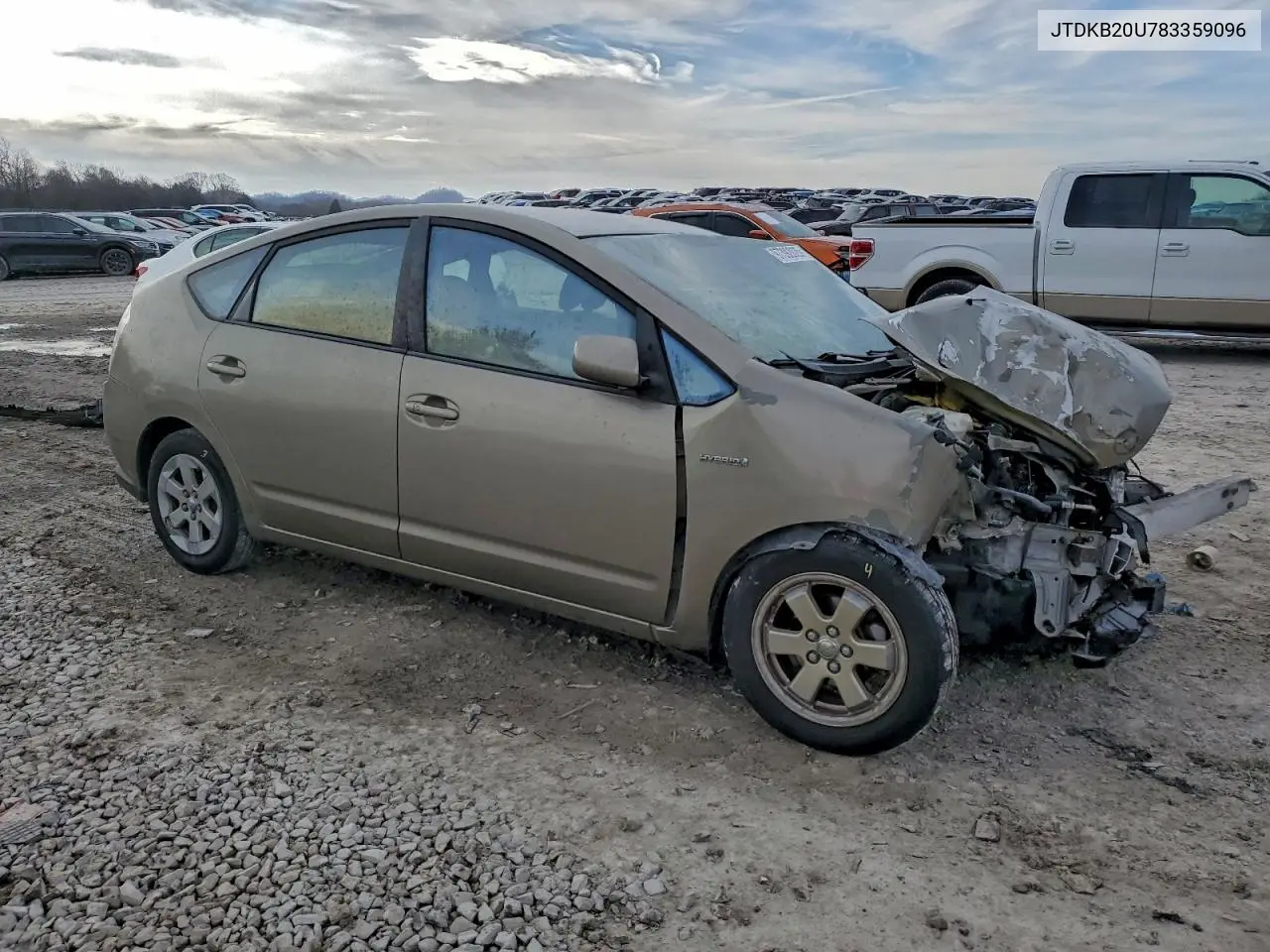 JTDKB20U783359096 2008 Toyota Prius