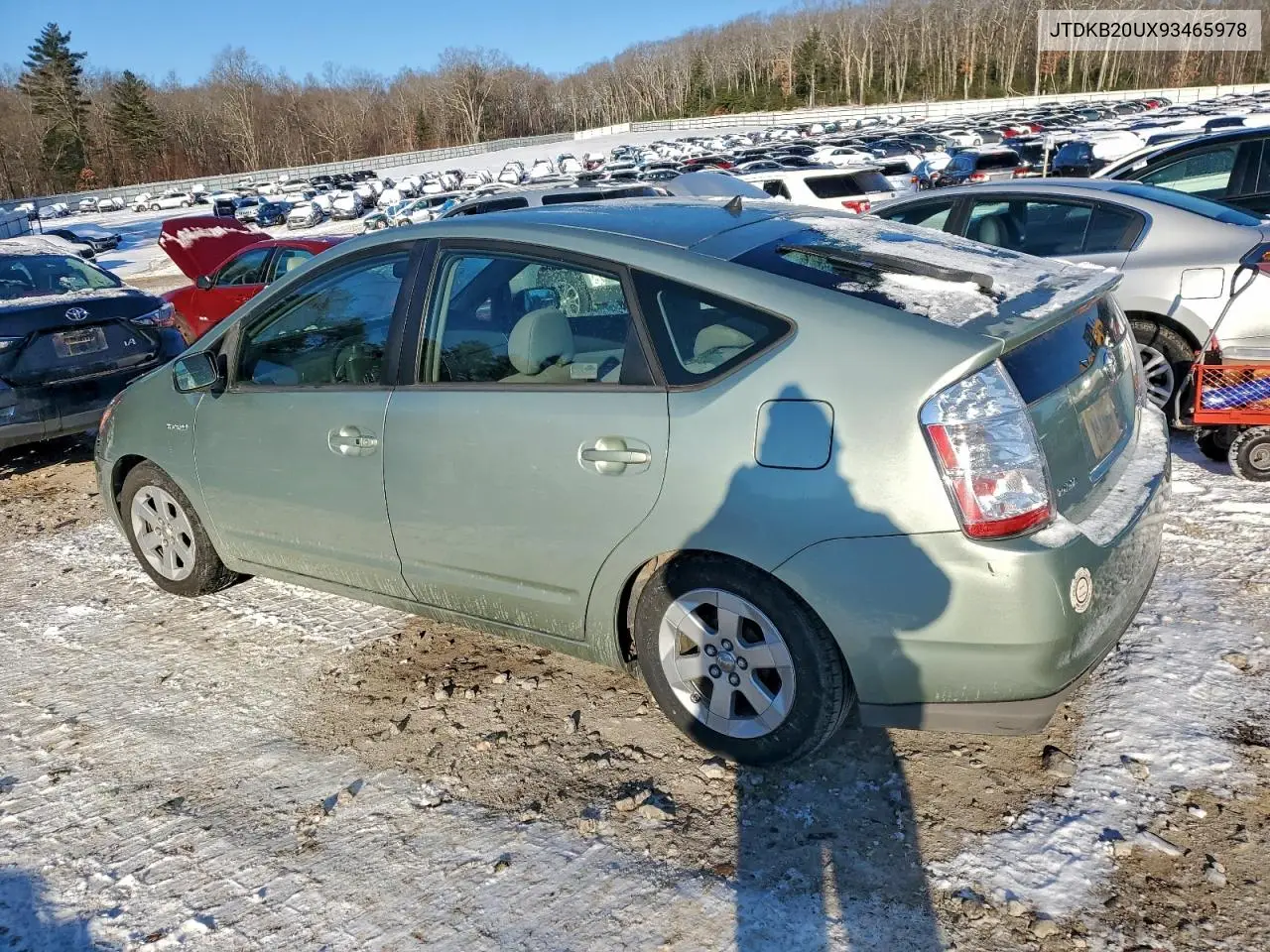 JTDKB20UX93465978 2009 Toyota Prius