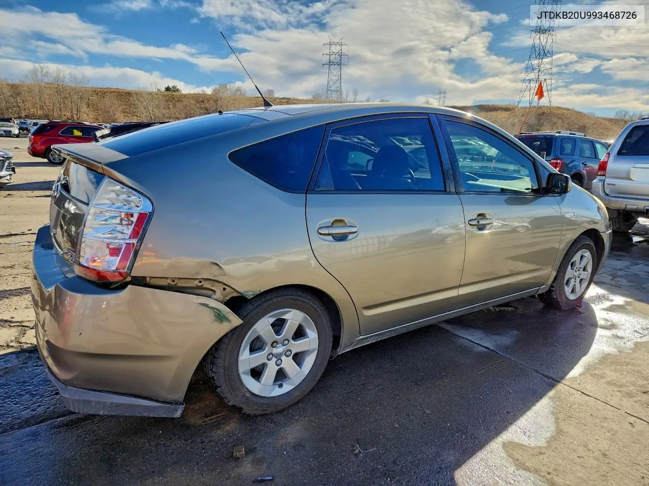 JTDKB20U993468726 2009 Toyota Prius