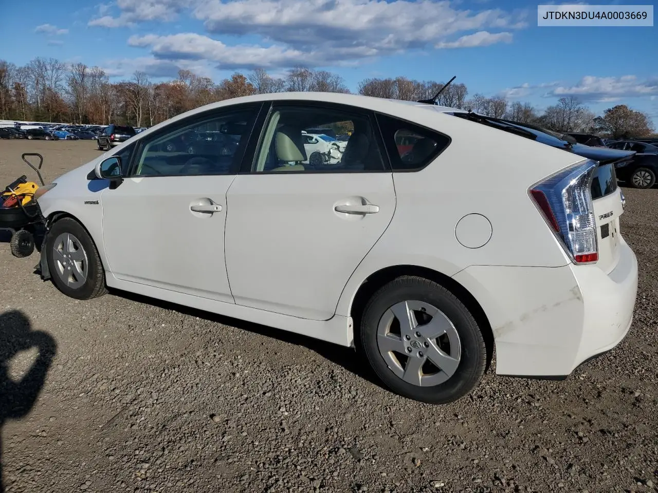 JTDKN3DU4A0003669 2010 Toyota Prius