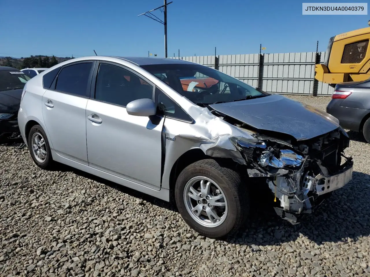 JTDKN3DU4A0040379 2010 Toyota Prius