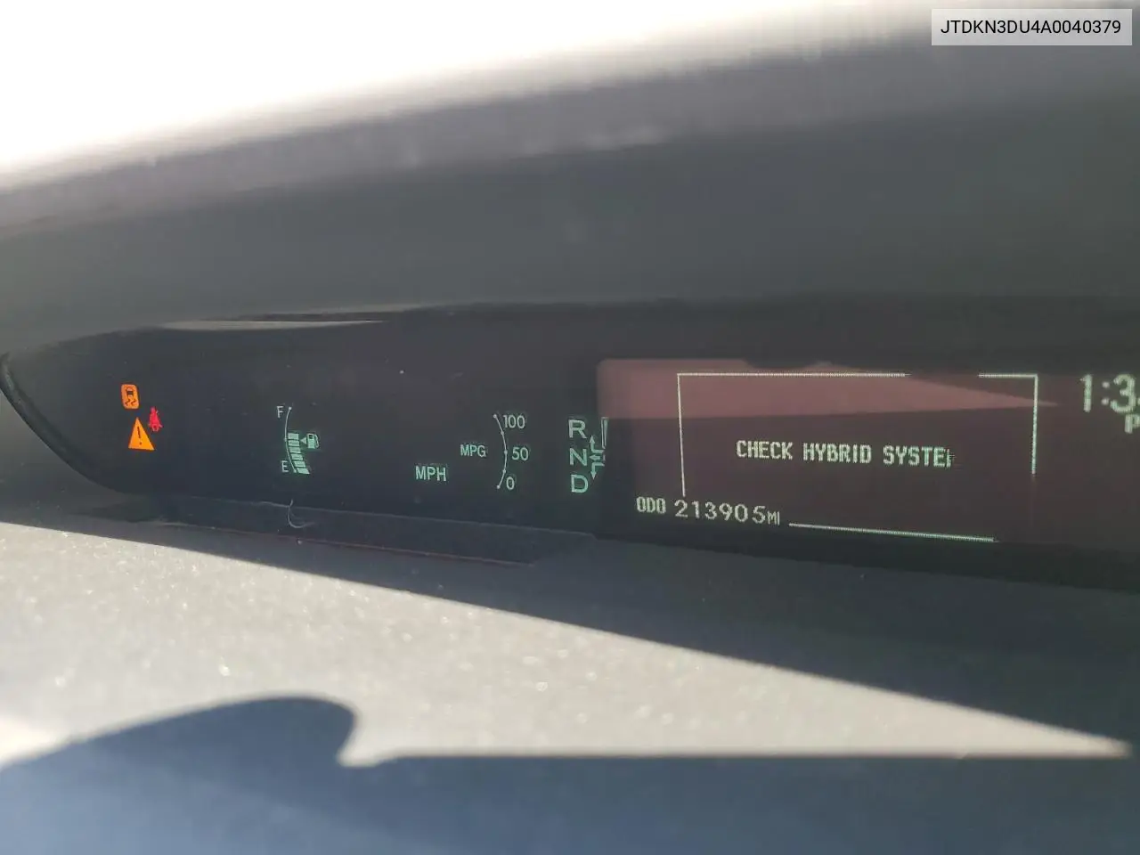 JTDKN3DU4A0040379 2010 Toyota Prius