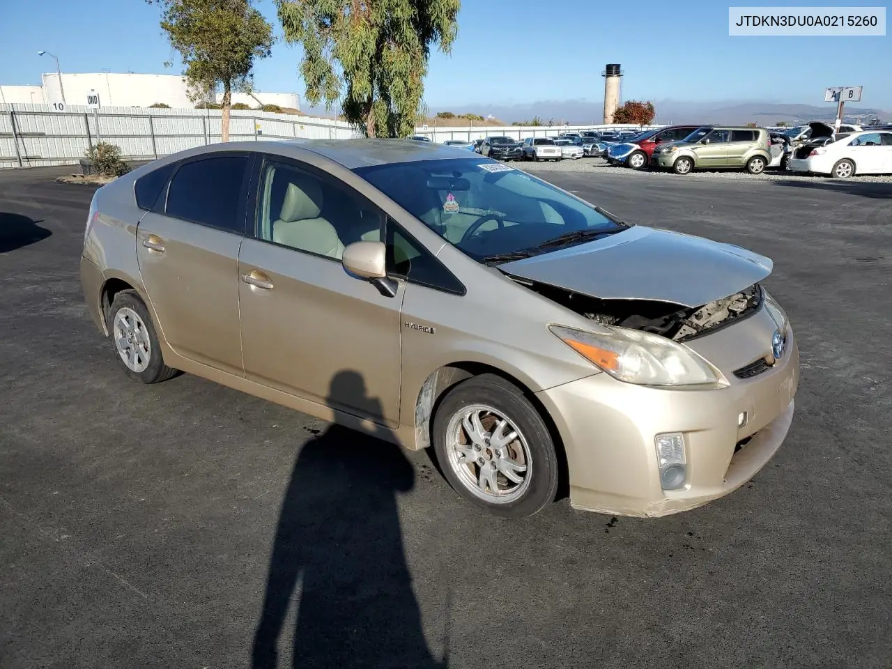 JTDKN3DU0A0215260 2010 Toyota Prius