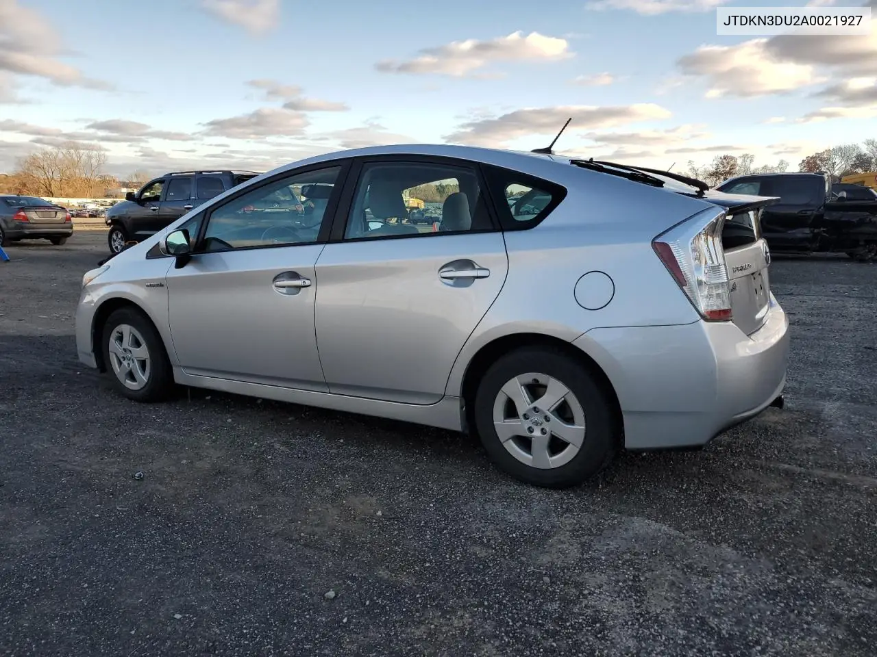 JTDKN3DU2A0021927 2010 Toyota Prius