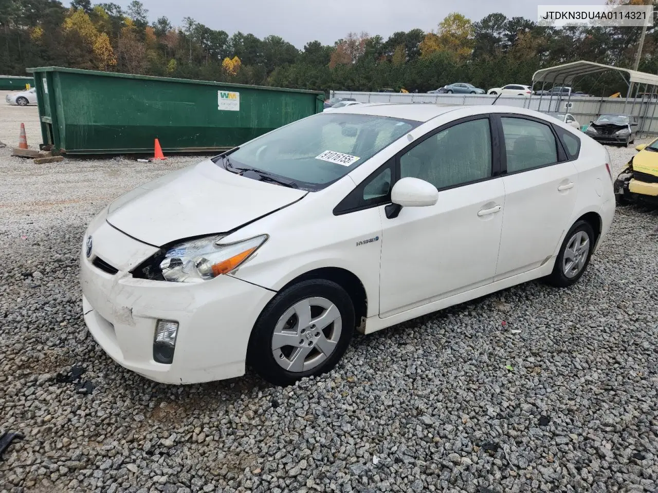 JTDKN3DU4A0114321 2010 Toyota Prius