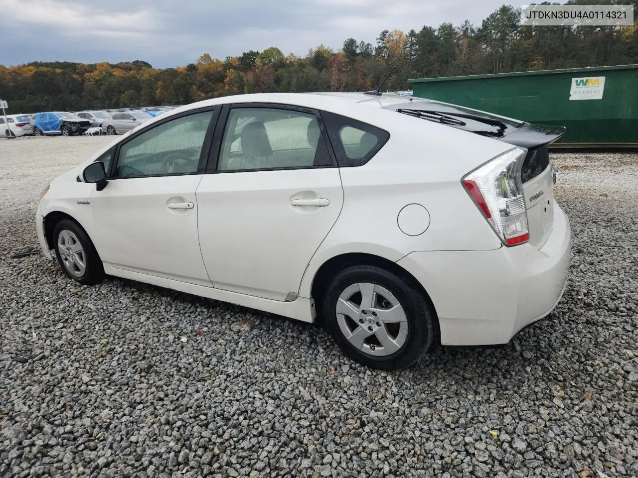 JTDKN3DU4A0114321 2010 Toyota Prius