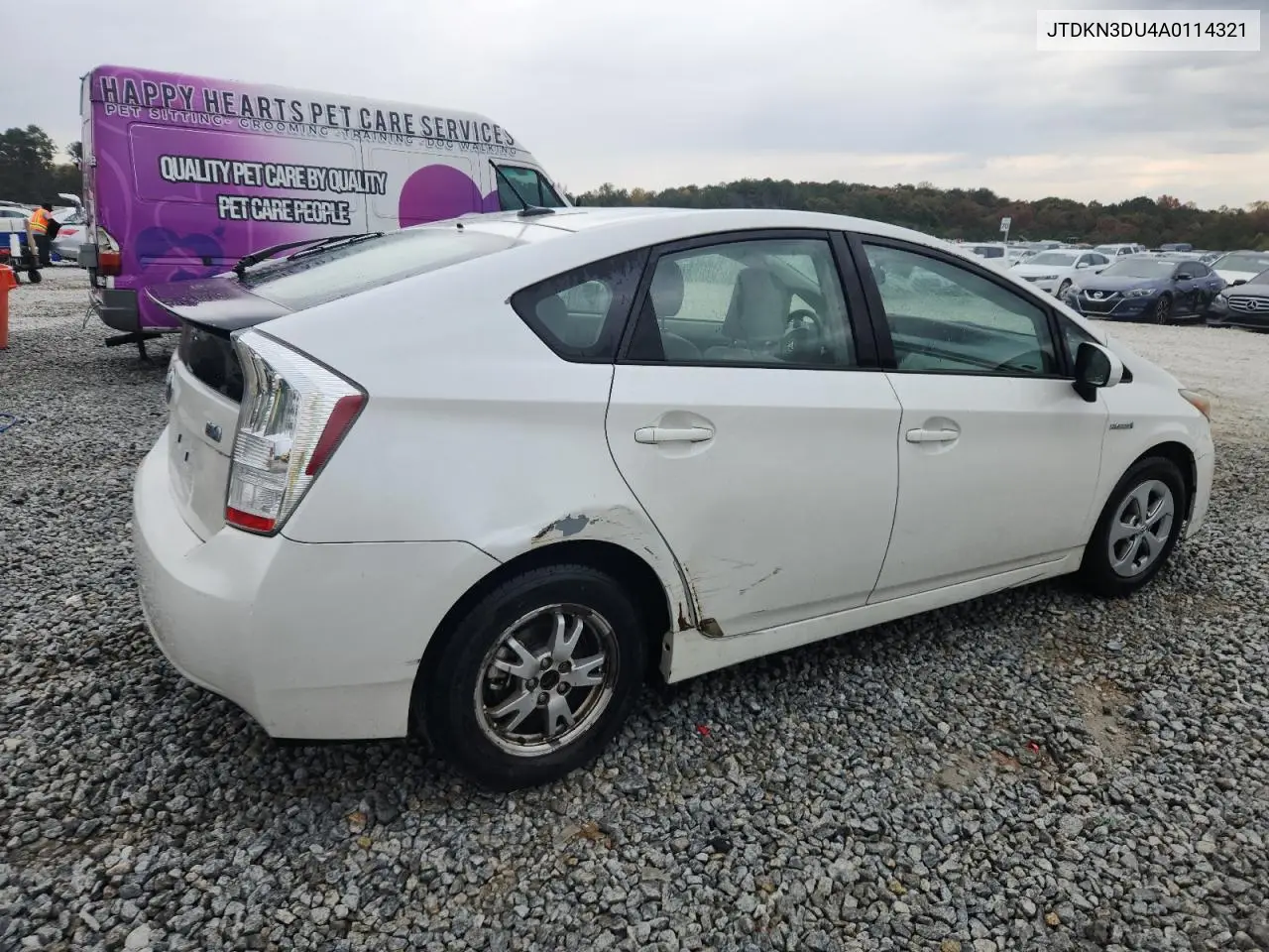 JTDKN3DU4A0114321 2010 Toyota Prius
