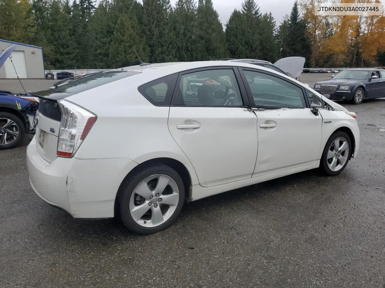 JTDKN3DU3A0027445 2010 Toyota Prius