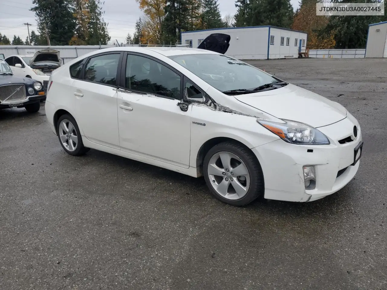 JTDKN3DU3A0027445 2010 Toyota Prius