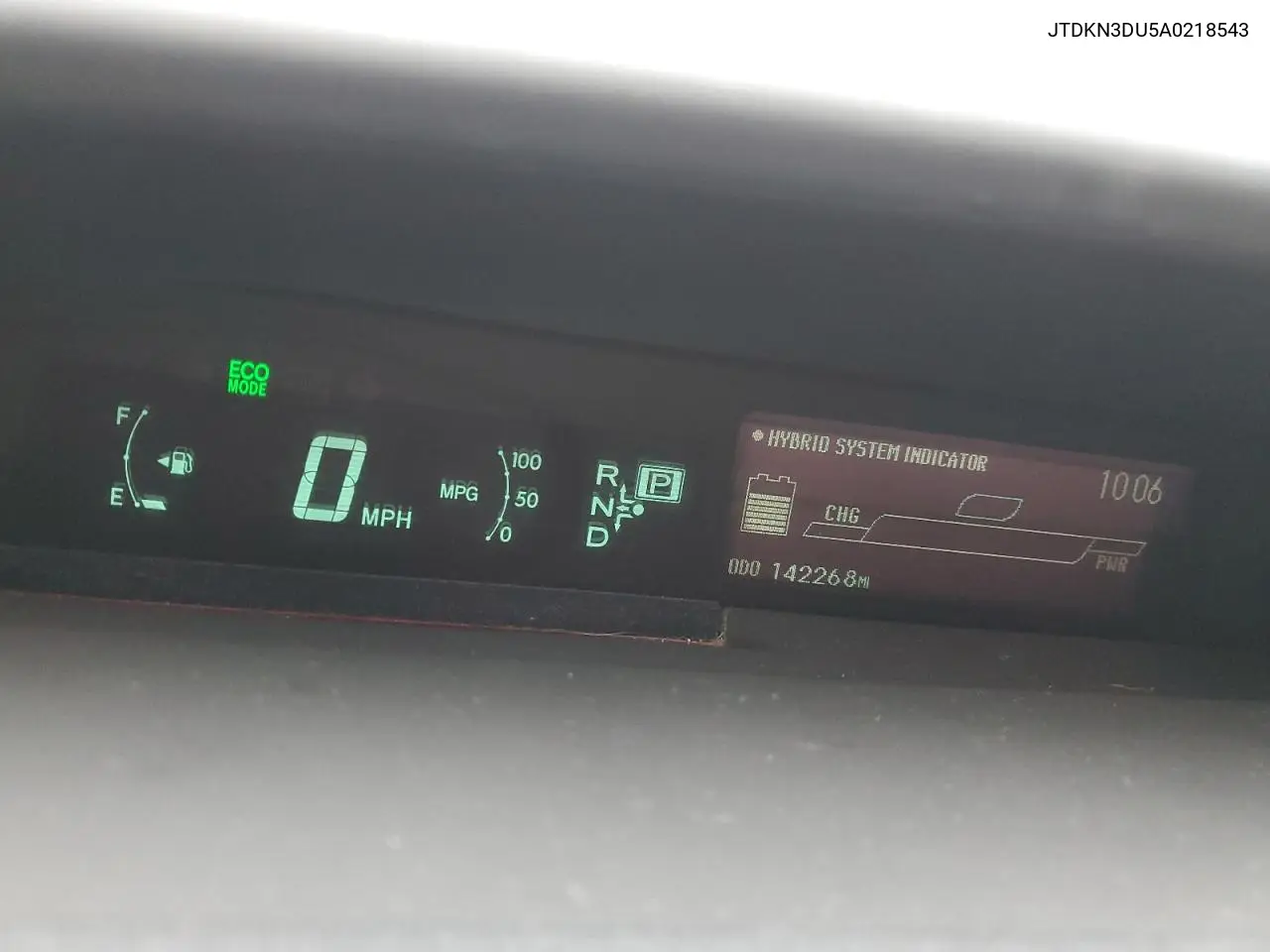 JTDKN3DU5A0218543 2010 Toyota Prius