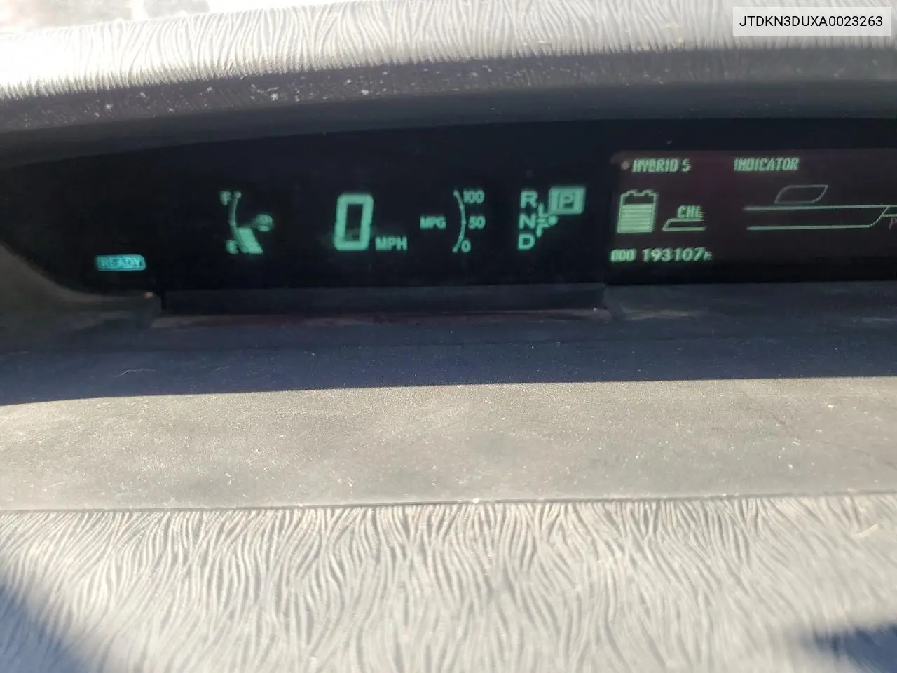 JTDKN3DUXA0023263 2010 Toyota Prius
