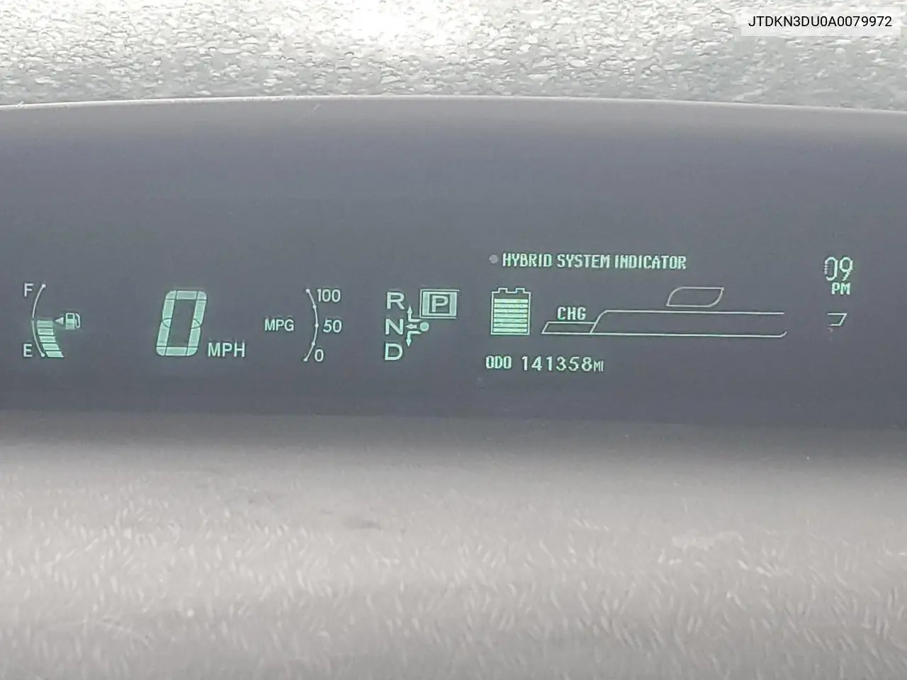 JTDKN3DU0A0079972 2010 Toyota Prius