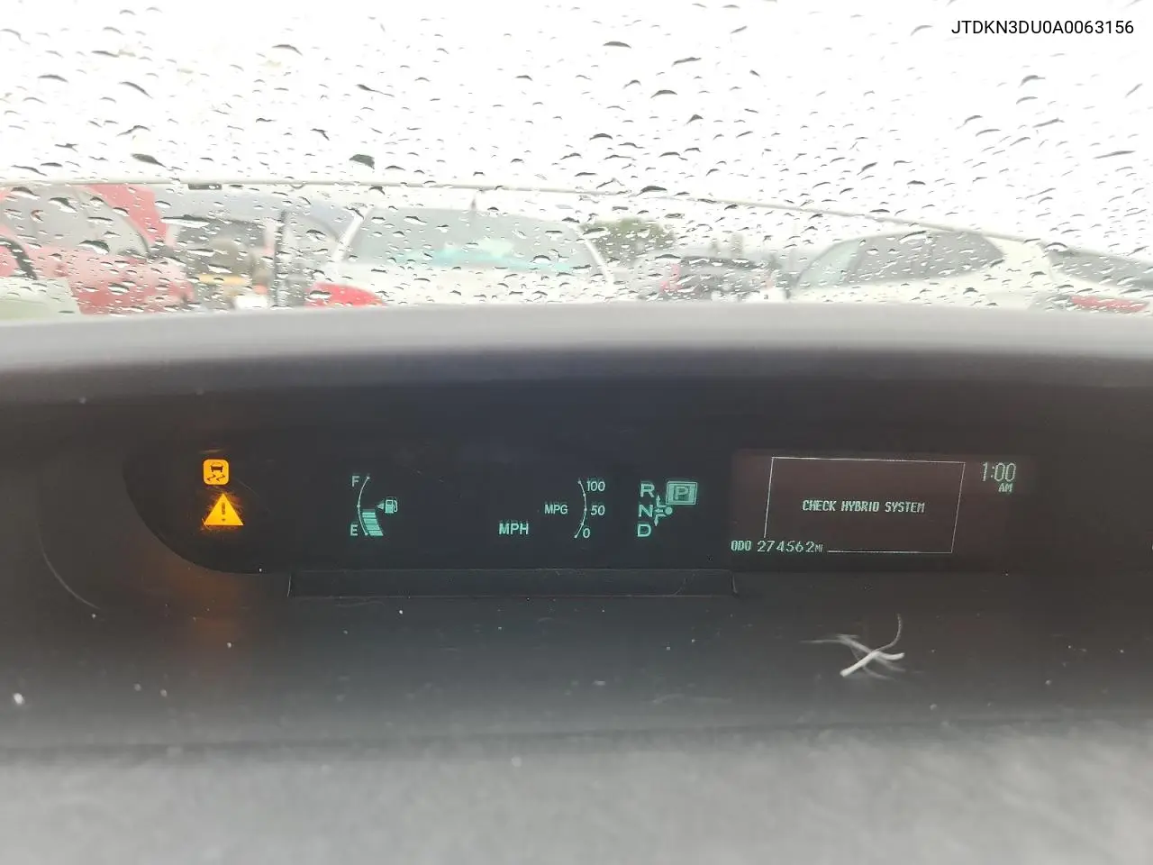JTDKN3DU0A0063156 2010 Toyota Prius